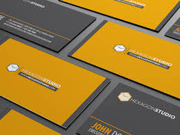 Independent demonstrator for stampinup products home based stamping and craft small business. Hexagon Studio Business Card Design On Behance