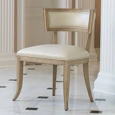 Klismos Chair Beige Leather Klismos Chair Side Chairs Dining Chairs