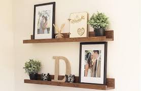 Rustic Wooden Picture Ledge Shelf Gallery Wall Shelf Rustic Floating Shelf Wooden Floating Shelves Living Room Gallery Wall Shelves Rustic Floating Shelves