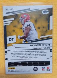 2022 Panini Prestige Devonte Wyatt Rookie Card, Green Bay Packers, #355