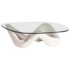 Furniture of america hali contemporary brown. White Lacquer Coffee Tables 1stdibs