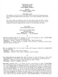 Sullivans Law Directory