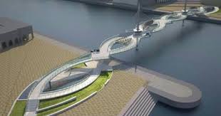 Lusal Pedestrian Bridge Puente Peatonal Paradas De Autobuses Puentes