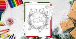 Merry christmas coloring page at primarygames free merry christmas coloring page printable. Free Printable Merry Christmas Coloring Pages For Kids