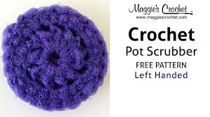Crochet kitchen scrubber pattern by caab crochet. Nylon Pot Scrubber Free Crochet Pattern Maggie S Crochet