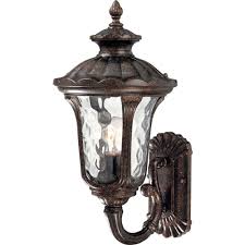 Volume Lighting 1 Light Vintage Bronze Outdoor Wall Mount Sconce V8463 72 The Home Depot
