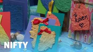 Seeded garden cards are fun to make. Plantable Gift Seed Paper Youtube