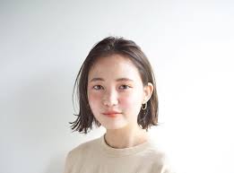 ニュアンス外ハネ切りっぱなしボブ 表参道の美容室 ローブ アオヤマ loave aoyama 佐脇 正徳のヘアスタイル 髪型 ヘアカタログlala ララ 前髪なし ショートボブ ヘアスタイル ボブ 前髪なし ボブ