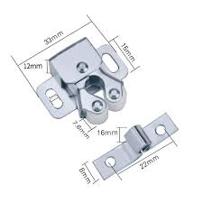 5% off your lowe's advantage card purchase: Fodlon Double Roller Catch 12 Pack Zinc Strong Hold Cupboard Cabinet Door Catches Cabinet Catch Door