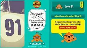 Jawaban tebak gambar level 1. Kunci Jawaban Tebak Gambar Level 91 Youtube