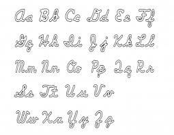 Cursive Letters Lowercase And Capital Theveliger