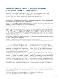 March 31, 2022 frankfurt, germany. Pdf Italian Consensus Report On The Aesthetic Use Of Onabotulinum Toxin A