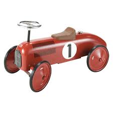 Voiture Porteur Metal Rouge Vilac Maisons Du Monde Disenos De Unas Juguetes Infantiles Metal