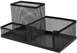 Our desk décor category offers a great selection of desk organizers and more. Flipkart Com Daluci 3 Compartments Metal Mesh Office Desk Organizer Office Desk Organizer
