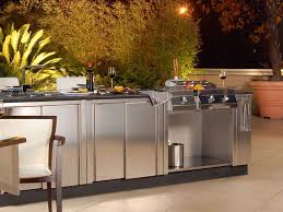 modern modular outdoor kitchen