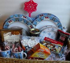 A Snowman Breakfast Basket Breakfast Gift Basket Christmas Gift Baskets Themed Gift Baskets
