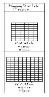 wedding sheet cake cake sheet serving chart wedding sheet