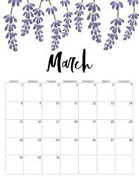 Free Printable Calendar 2020 Floral Paper Trail Design March Free Printable Calendar Free Printable Calendar Print Calendar