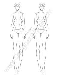 Download the files under fashionary files. Female Croquis 60 Free Fashion Figure Templates