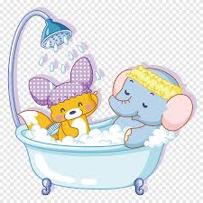 Migliaia di nuove immagini di alta qualità aggiunte ogni giorno. Elephant And Fox On Bathtub Bathtub Shower Cartoon Bathing Shower Elephant And The Fox Food Animals Png Pngegg
