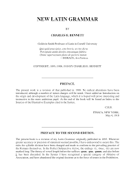 Some words are often used together, e.g. Https Www Amherst Edu Media View 289269 Original Bennet New Latin Grammar Pdf