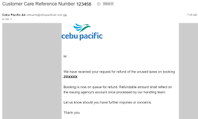 How To Request For Refund Of Terminal Fee From Cebu Pacific