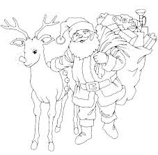 Parents may receive compensation when you click through and purchase from links contained on this website. Online Coloring Pages Coloring Page Santa Claus And Reindeer Santa Claus Download Print Coloring Page
