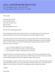 Call Center Representative Cover Letter Example Template Rg Cover Letter For Resume Call Center Customer Service Resume