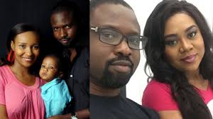 Actress, Stella Damasus shares family photo with step son