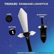 Rt + like 1500 ✨semua fandom bisa. Treasure Fanmade Lightstick
