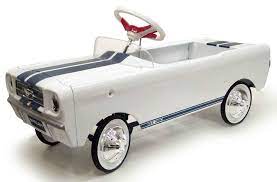 1965 Shelby Gt-350 Pedal Car By Warehouse 36 Designed After The World Famous 1965 Ford S Toy Pedal Cars Vintage Pedal Cars Pedal Cars