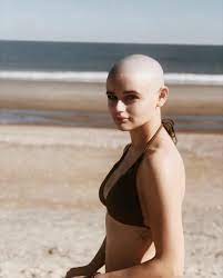 The Moon Lives In The Lining Of Your Skin Bald Head Women Bald Girl Joey King