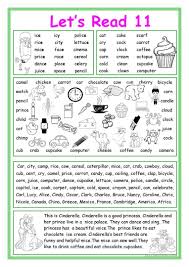 Let S Read 11 Worksheet Free Esl Printable Worksheets Made By Teachers Phonics Reading Reading Comprehension Lessons Reading Comprehension Passages