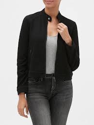 Moto Knit Jacket Banana Republic Factory In 2020 Knit Jacket Knit Blazer Jacket Style