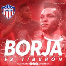 Atlético junior barranquilla categoría primera a embroidery chacarita juniors, encadernadora jr, emblem, logo png. Junior Barranquilla Oficializa Contratacao De Miguel Borja Gazeta Esportiva