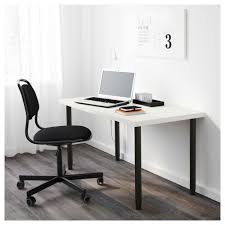 Ikea Linnmon Olov Table White Black Luxury Desk Furniture Ikea