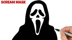 Please read this and feel free to contact me if you have any questions =). How To Draw Scream Mask Or Ghostface From Scream Super Easy Youtube
