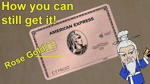 When american express first rebranded and updated the american express® gold card with new benefits and earning rates in 2018, i was a. The Amex Rose Gold Card Is Back How To Get It Youtube