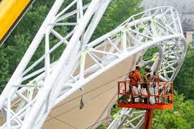 Tennessee Amphitheater at World's Fair Park under renovation
