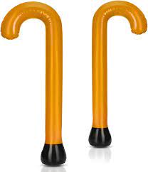 Amazon.com: Inflatable Canes Inflatable Walkers Blow up Cane Sticks Funny  Gag Gifts Old Man Costume for Kids the 100th Day of School Costume over the  Hill Retirement Party Supplies (Simple Style, 2