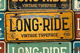 Download Long Ride Font Mockup In Fonts On Yellow Images Creative Store Yellowimages Mockups