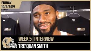 Tre'Quan Smith Excited to Be Back