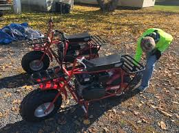 This mini bike is perfect for tearing through trails with friends or cruising around with the family. Coleman Powersports Trail200u Mini Bike Red Camping World