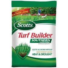 Scotts Turf Builder 14 06 Lb 5 000 Sq Ft Southern Lawn Fertilizer 23405b The Home Depot Lawn Fertilizer Turf Builder Lawn Food