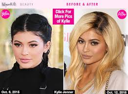 Hair color ideas with dark roots for 2016 | 2019 haircuts. Kylie Jenner S Blonde Hair With Black Roots Makeover Love Or Loathe Hollywood Life