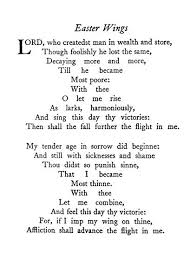 George Herbert Easter Wings Rotated For Readability I Love This Poem And George Herbert Poems Concrete Poem Words