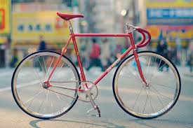 The Right Color Red Is Nice On A Bike Fixie Fahrrad Fixed Gear Bikes Radfahren
