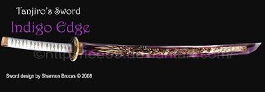 Tanjiro S Indigo Edge By Lee99 Sword Design Indigo Edges
