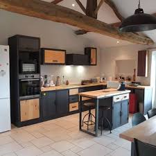 Industrial Kitchen Central Island 4 Steel Doors 2 Solid Wood Drawers In 2020 Industrial Style Kitchen Industrial Kitchen Design Kitchen Remodel
