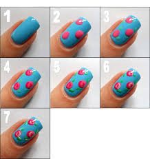 Apply two coats of the step 3: How To Paint Flowers On Nails Step By Step How You Can Do It At Home Pictures Designs How To Paint Flowers On Nails Step By Step For You The Nail